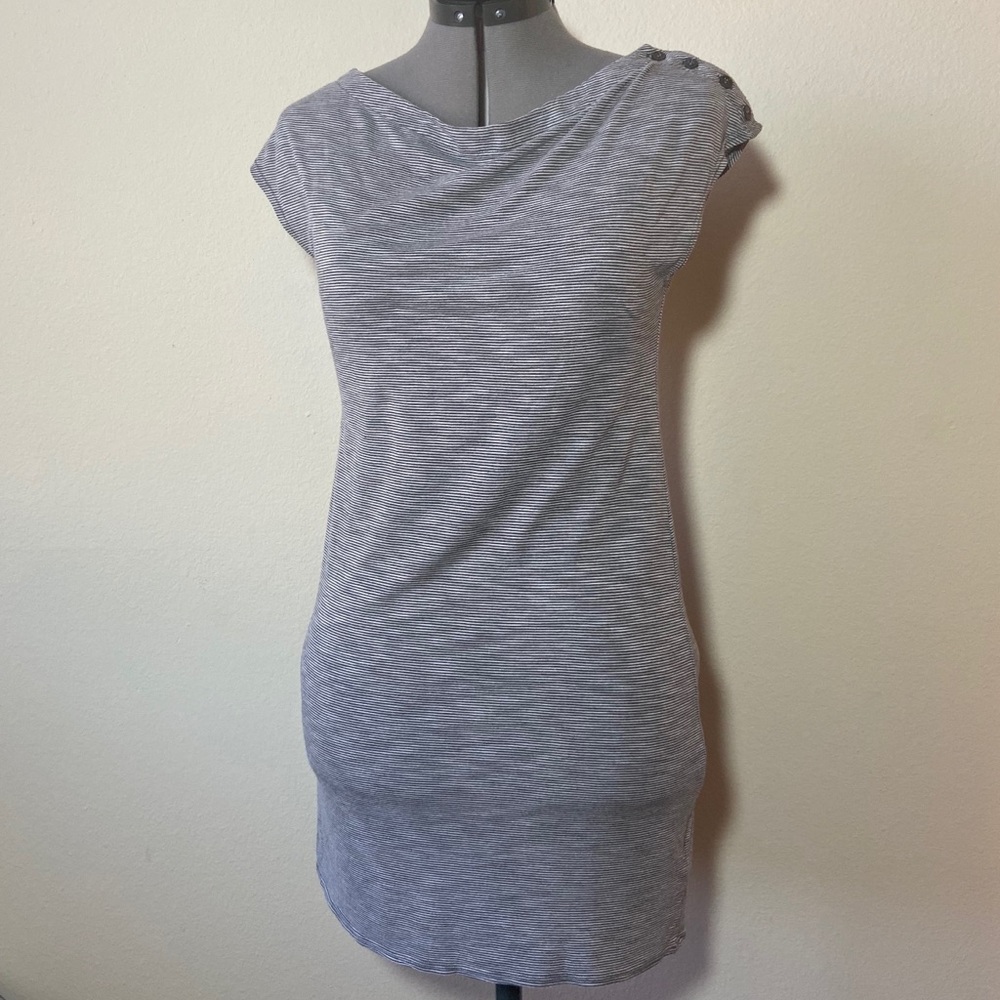 James Perse striped tunic dress